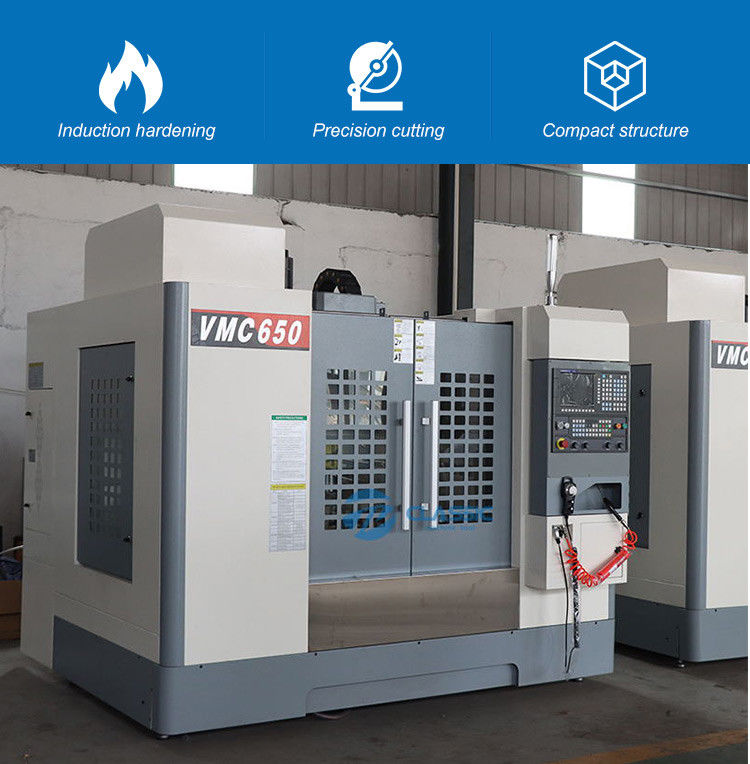 VMC650 4 ascnc het verticale machinaal bewerkende centrum van de malenmachine met Siemens/GSK/Fanuc-controlesysteem