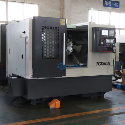 Van de de draaibankmachine van het hellingsbed CNC TCK50A draaibankmachine en CNC draaibankmachine